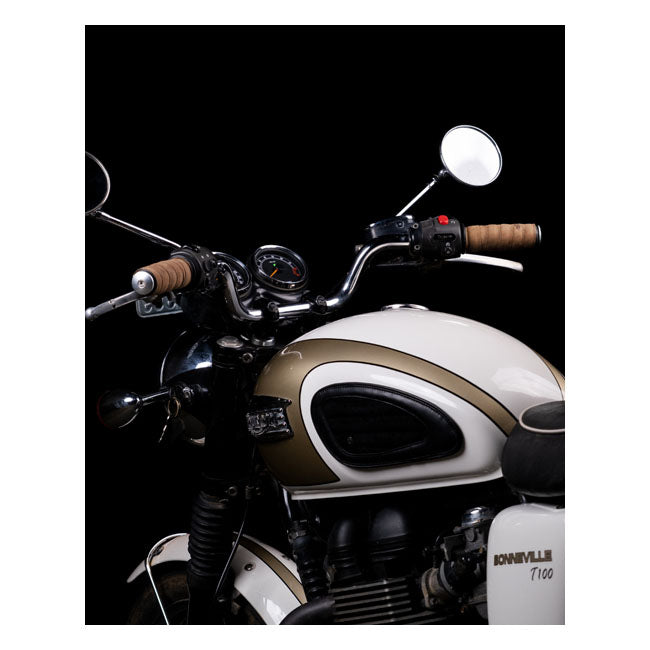 Trip Machine, leather handlebar grip wraps - Tobacco Brown