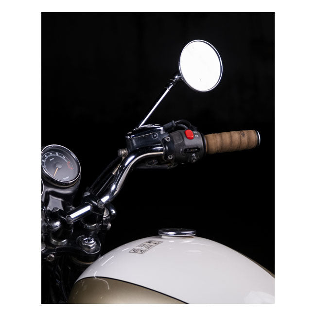 Trip Machine, leather handlebar grip wraps - Tobacco Brown