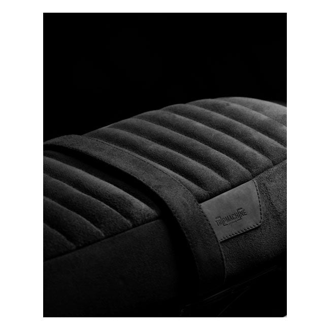 Trip Machine Touring Seat Royal Enfield Twins - black suede