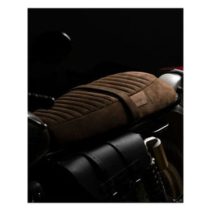 Trip Machine Touring Seat Royal Enfield Twins - tobacco suede