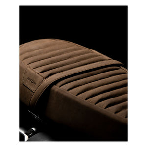 Trip Machine Touring Seat Royal Enfield Twins - tobacco suede