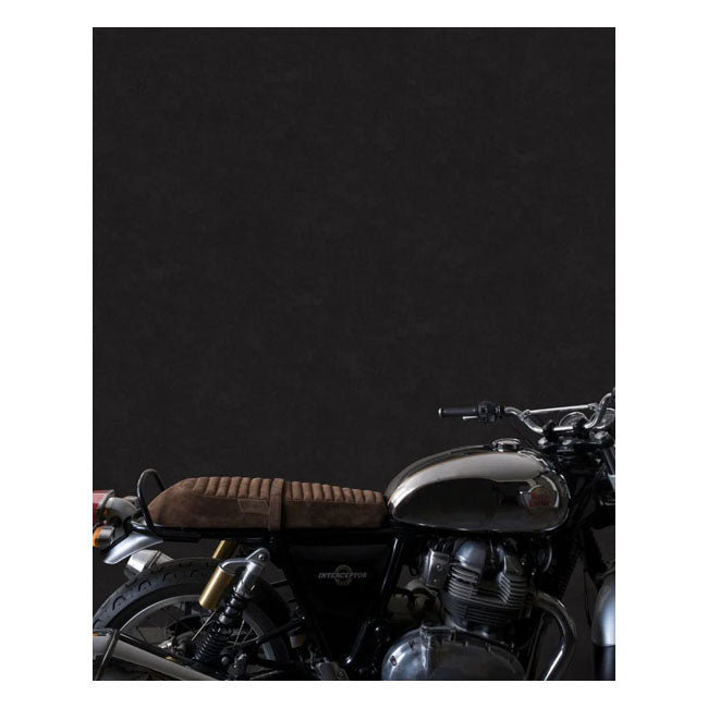 Trip Machine Touring Seat Royal Enfield Twins - tobacco suede