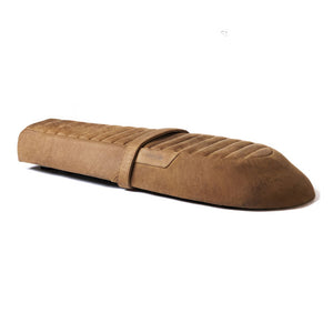 Trip Machine Touring Seat Royal Enfield Twins - brown suede
