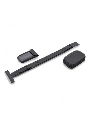 Alo's Leather Tank Belt - Black - for Liquid Cooled Triumphs