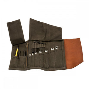 Motone The SCOUT - Leather & Waxed Canvas ToolRoll - Fully Loaded (incl. Tools)