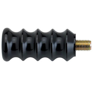 Joker Machine Ribbed Gear Peg - Black
