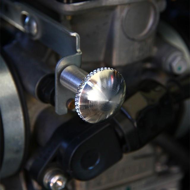 Joker Machine Knurled Triumph Choke Knob Black
