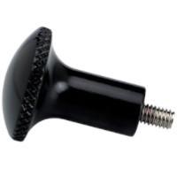 Joker Machine Knurled Triumph Choke Knob Black