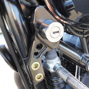 Joker Machine Ignition Switch Relocation Bracket Left Black