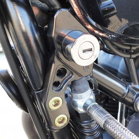 Joker Machine Ignition Switch Relocation Bracket Left Black