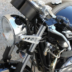 Joker Machine Headlight Brackets - Chrome