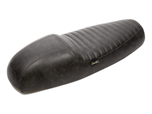 The “Cafè Racer” Leather slim seat - Black