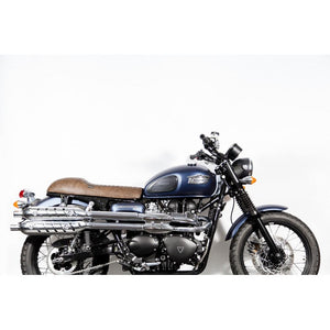 The “Cafè Racer” Leather slim seat - Brown