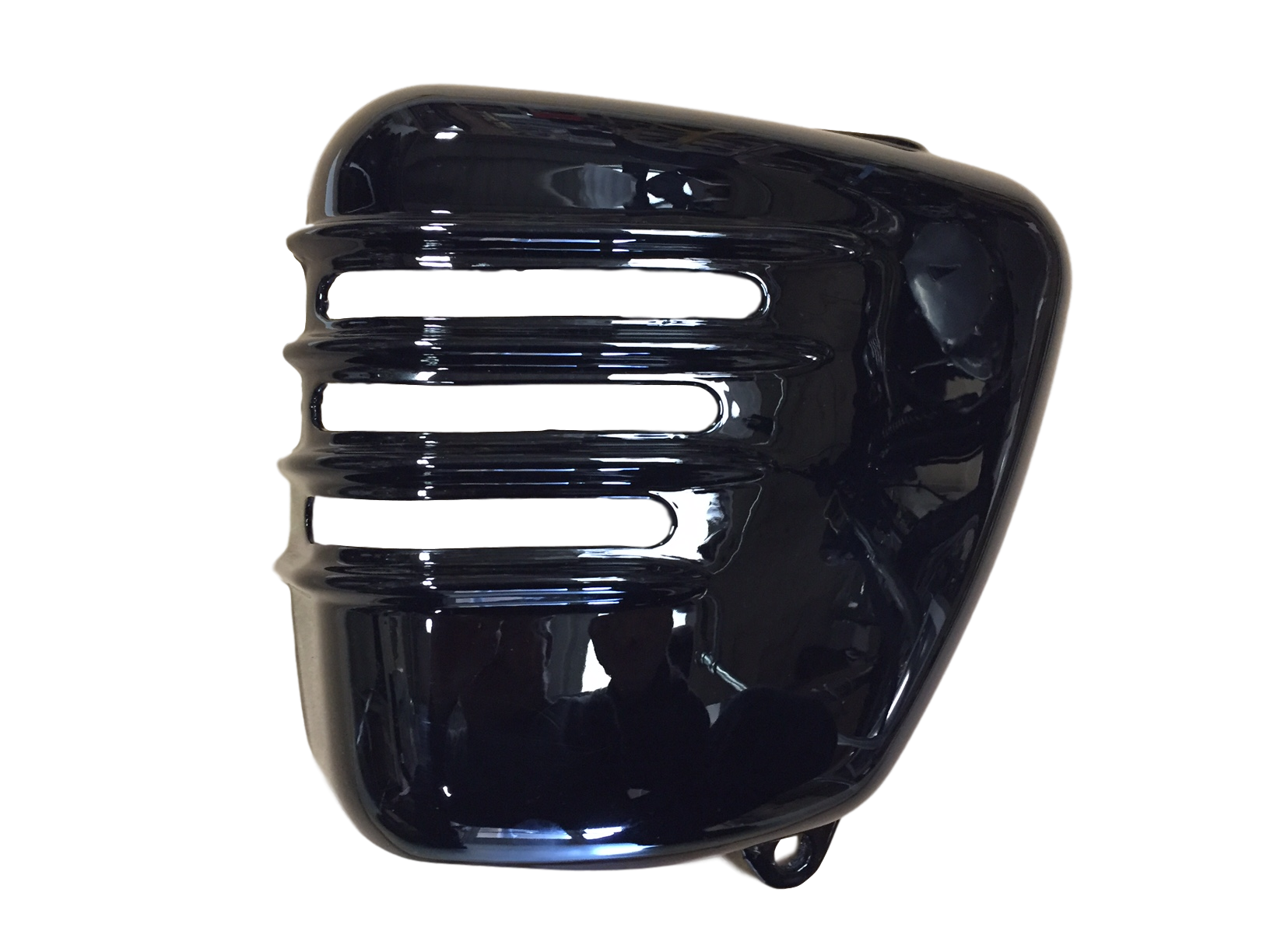 Bonne Ribbed Side Panels - Gloss Black