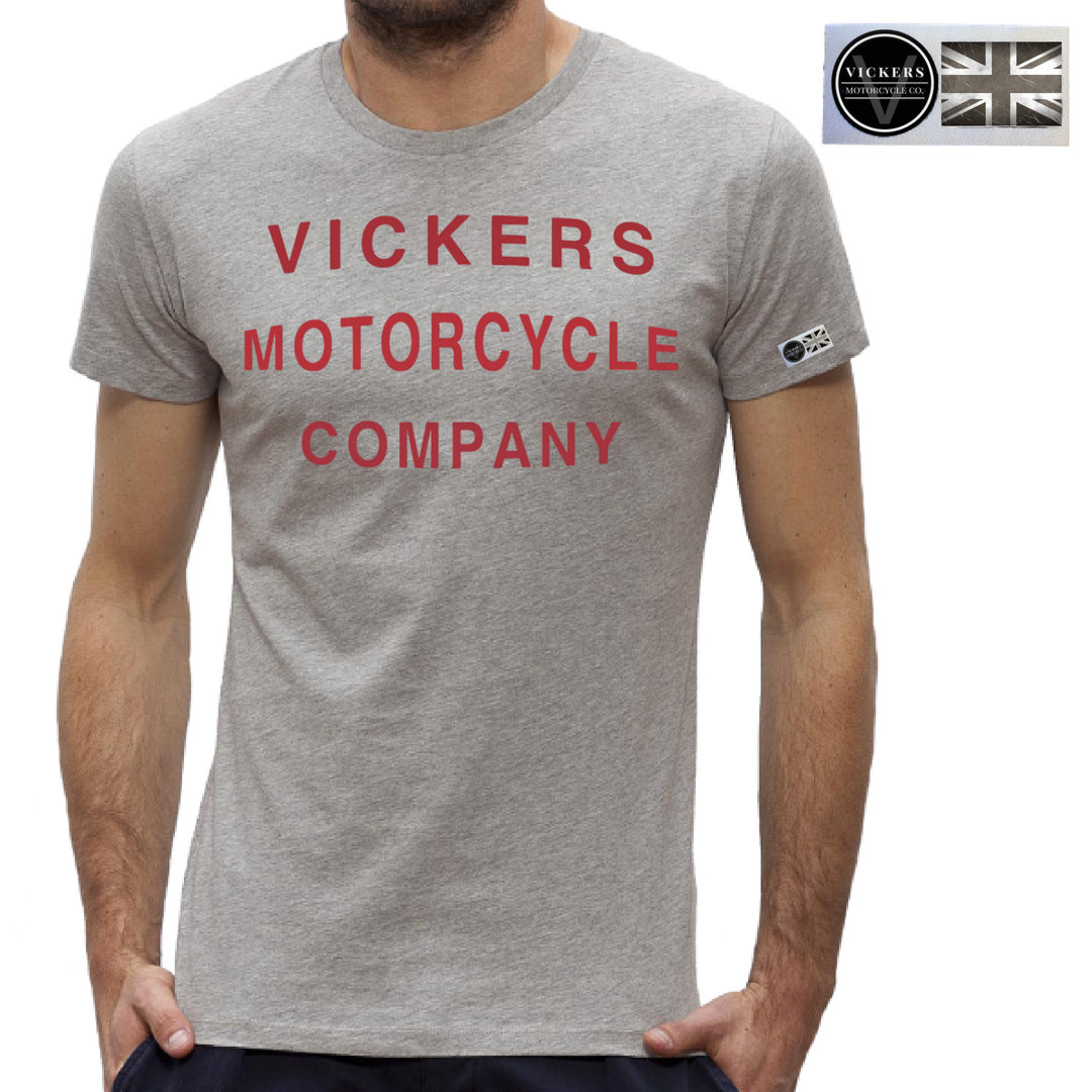 Vickers Motorcycle Co. Vintage Style Short Sleeve T Shirt