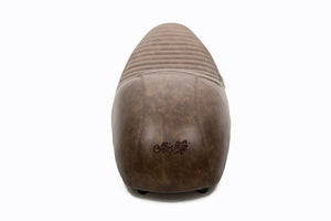 The “Cafè Racer” Leather slim seat - Brown
