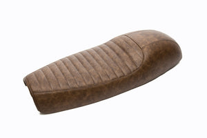 The “Cafè Racer” Leather slim seat - Brown