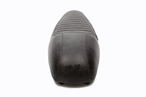 The “Cafè Racer” Leather slim seat - Black