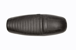 The “Cafè Racer” Leather slim seat - Black