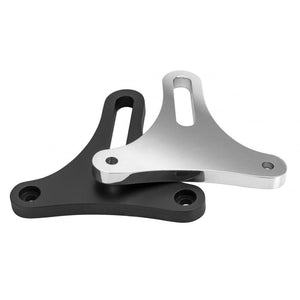 Bates Style Bottom Mount Headlight Bracket - Black