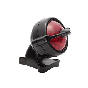 LED Tail Light - Bel Air Style + Fender Mount Kit - Black