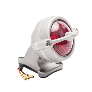 LED Tail Light - Bel Air Style + Fender Mount Kit - Shot Blast