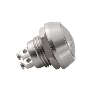 Billet Micro Switch Button - Momentary - M12 - Stainless