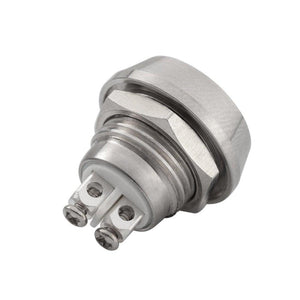 Billet Micro Switch Button - Momentary - M12 - Stainless