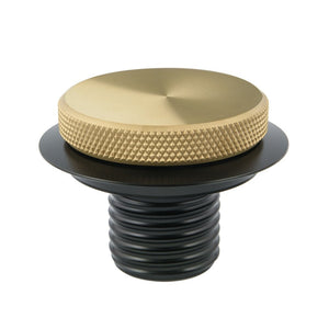 BMW Airhead Billet Gas Cap - Brass & Black