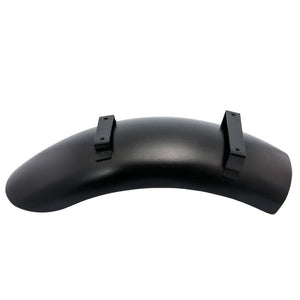 Bobbed Rear Mudguard/Fender - Black Anodised Aluminium - LC