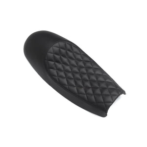 Cafe Racer Seat - Diamond Stitch - Black