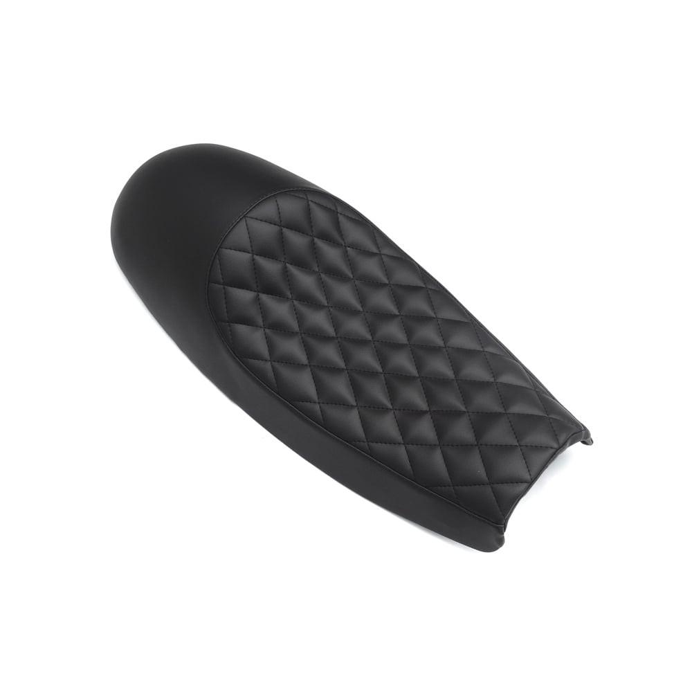 Cafe Racer Seat - Diamond Stitch - Black