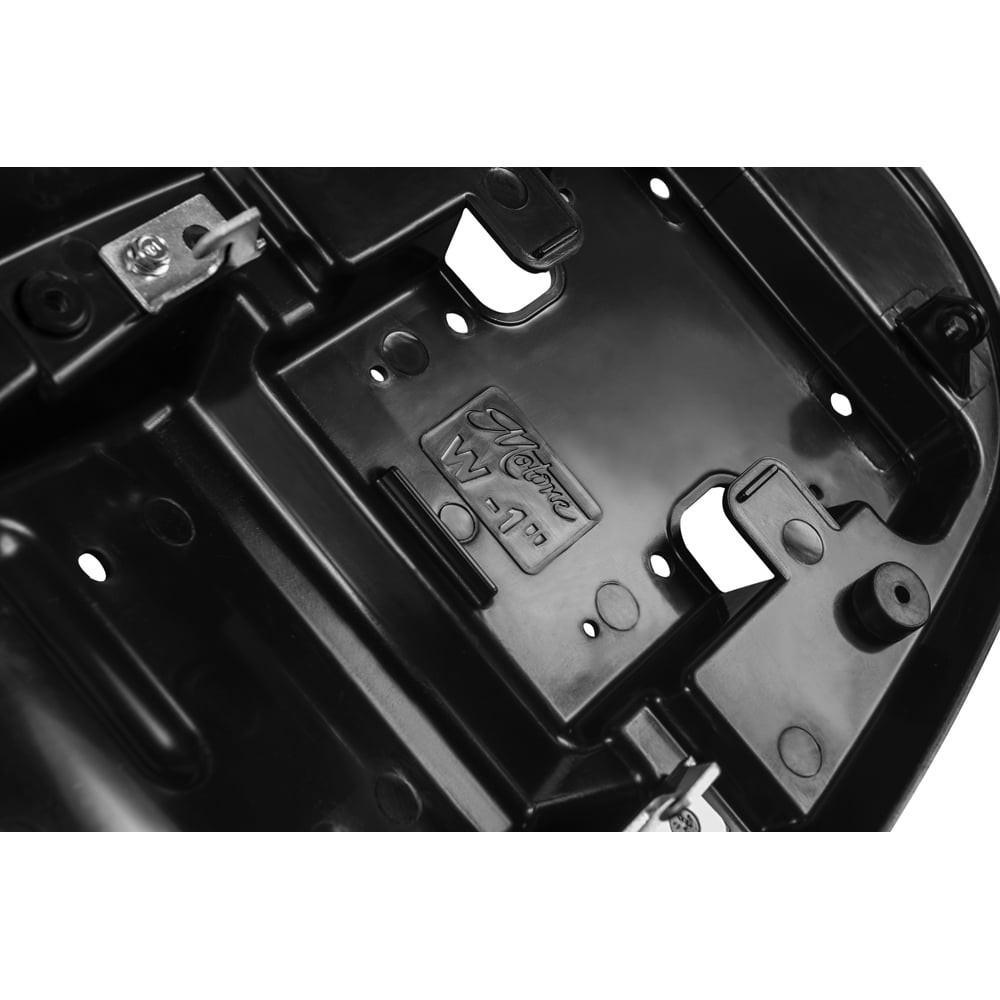Seat Base Kit - ABS Seat Pan incl Rubbers and Hooks + Dual Saddle Foam