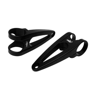 Custom Headlight Brackets 41mm - Black