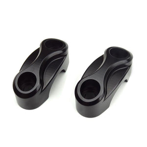 Custom Top Riser Clamps - for 1" Bars - Black