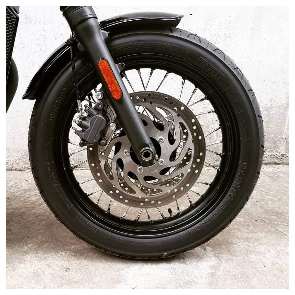 Duckbill Front Mudguard/Fender - Gloss Black - AC