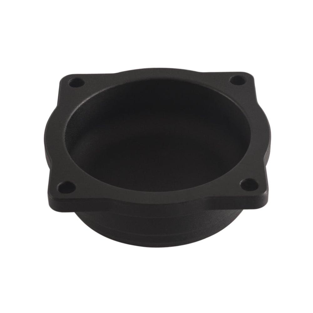 Finned EFI Carb Tops Contrast Cut Black