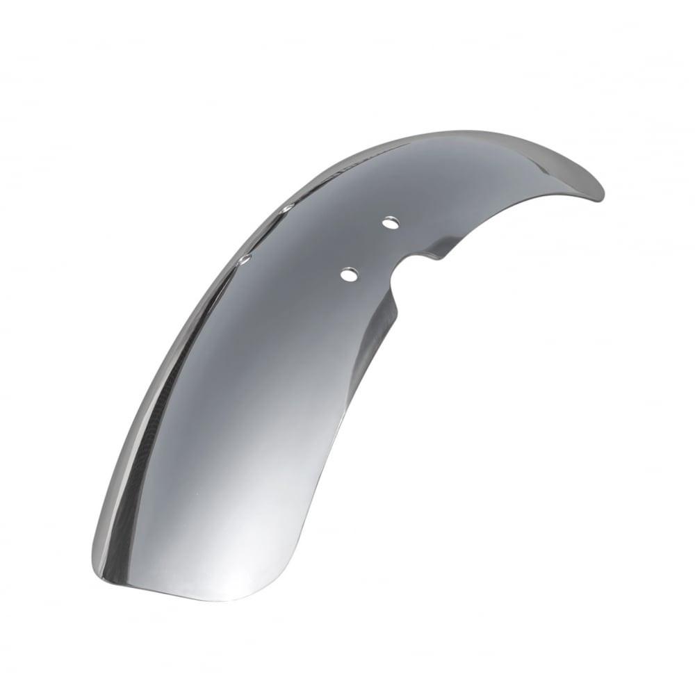 Front Mudguard - Spoke Wheels - Polished Aluminium