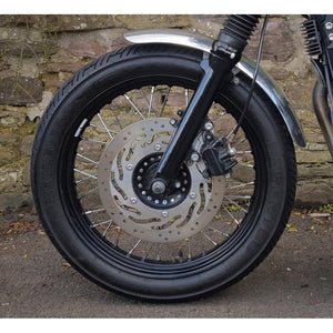 Front Mudguard - Spoke Wheels - Polished Aluminium