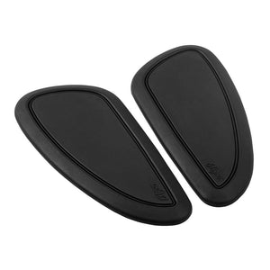 Petrol Tank Custom Knee Pads - Black Pinstripe