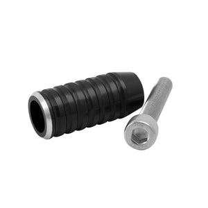 Gear Shifter Lever End Peg - Ribbed - Black