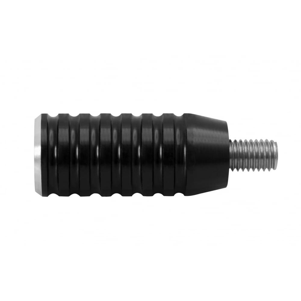Gear Shifter Lever End Peg - Ribbed - Black