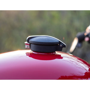 Monza Fuel Cap Kit for Triumph and HD - Black/Contrast Polished