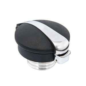 Monza Fuel Cap Kit for Triumph and HD - Black/Contrast Polished