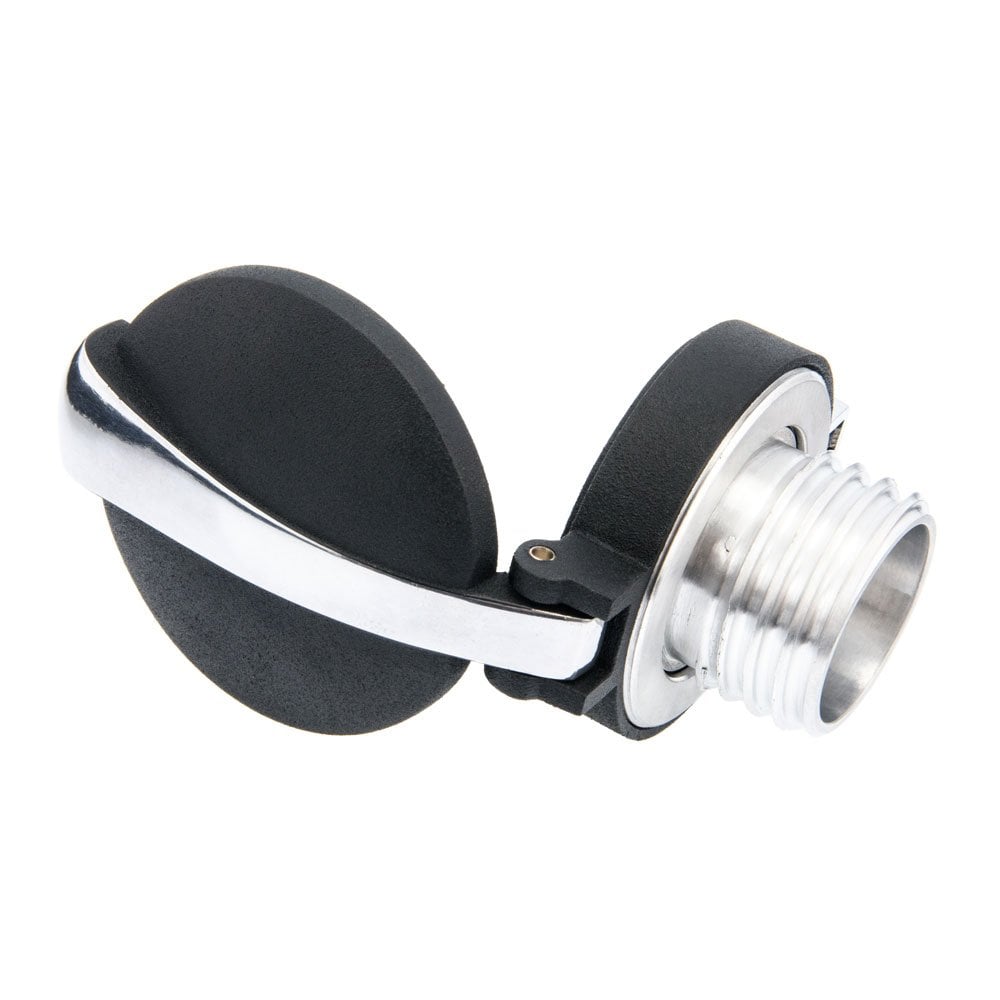 Monza Fuel Cap Kit for Triumph and HD - Black/Contrast Polished