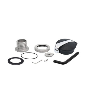 Monza Fuel Cap Kit for Triumph and HD - Black/Contrast Polished