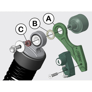 Helmet Lock for Liquid Cooled Triumphs
