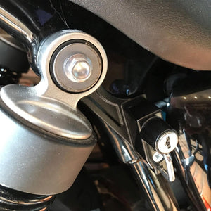 Helmet Lock for Liquid Cooled Triumphs