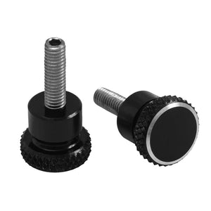 Quick Release Aluminium Side Panel Bolts - Black