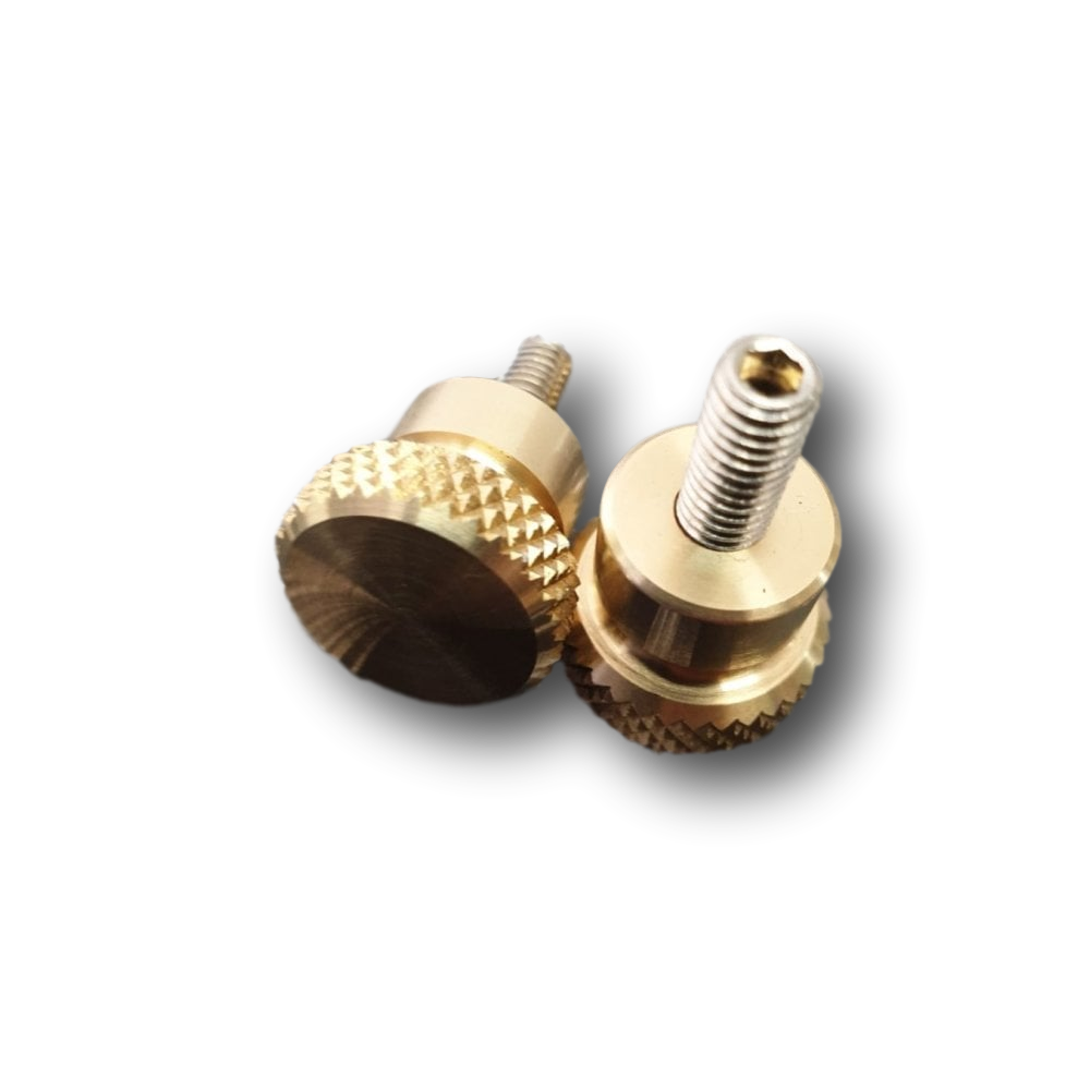 Quick Release Side Panel Screws - brass